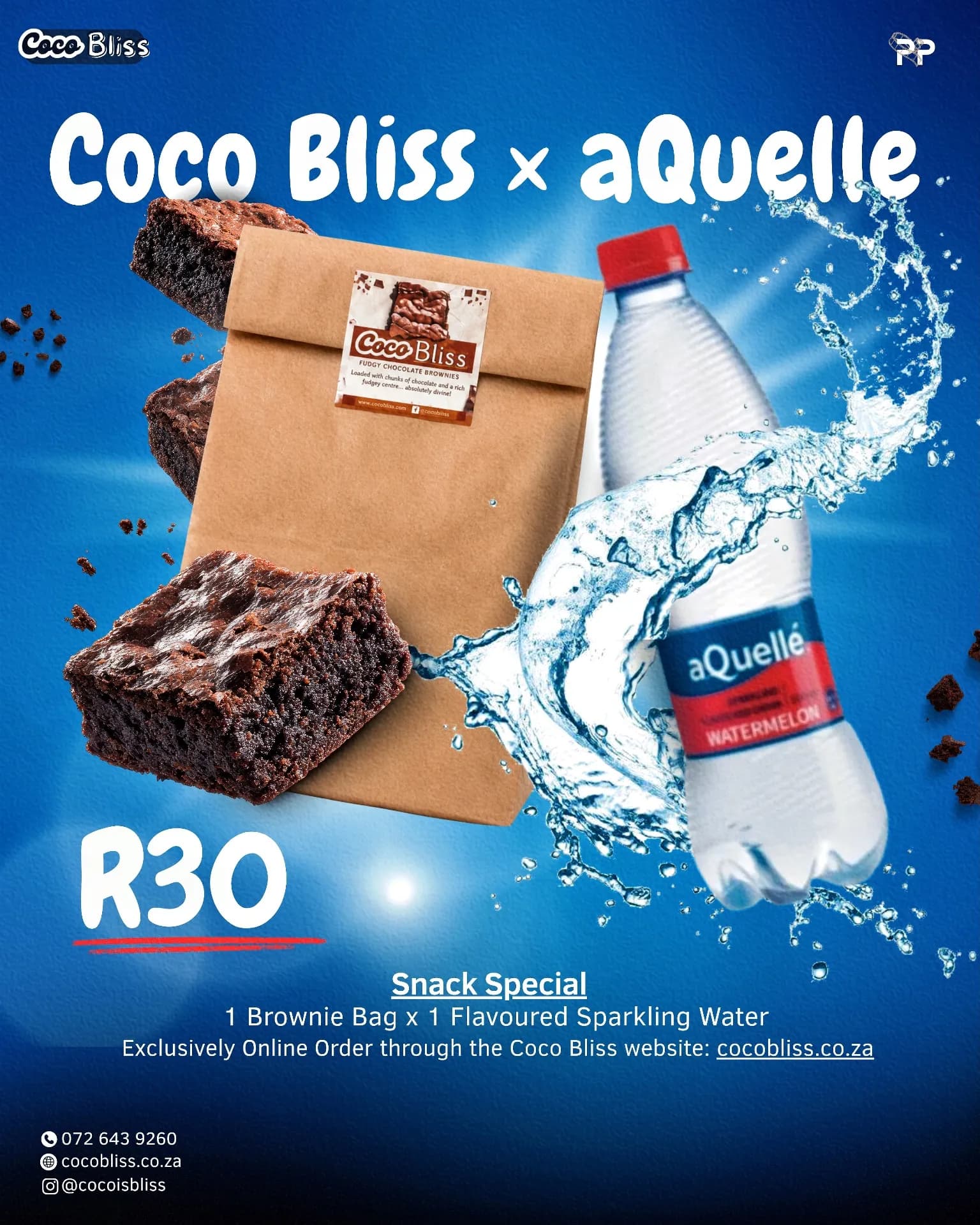 Coco Bliss x aQuelle — Snack Special Poster