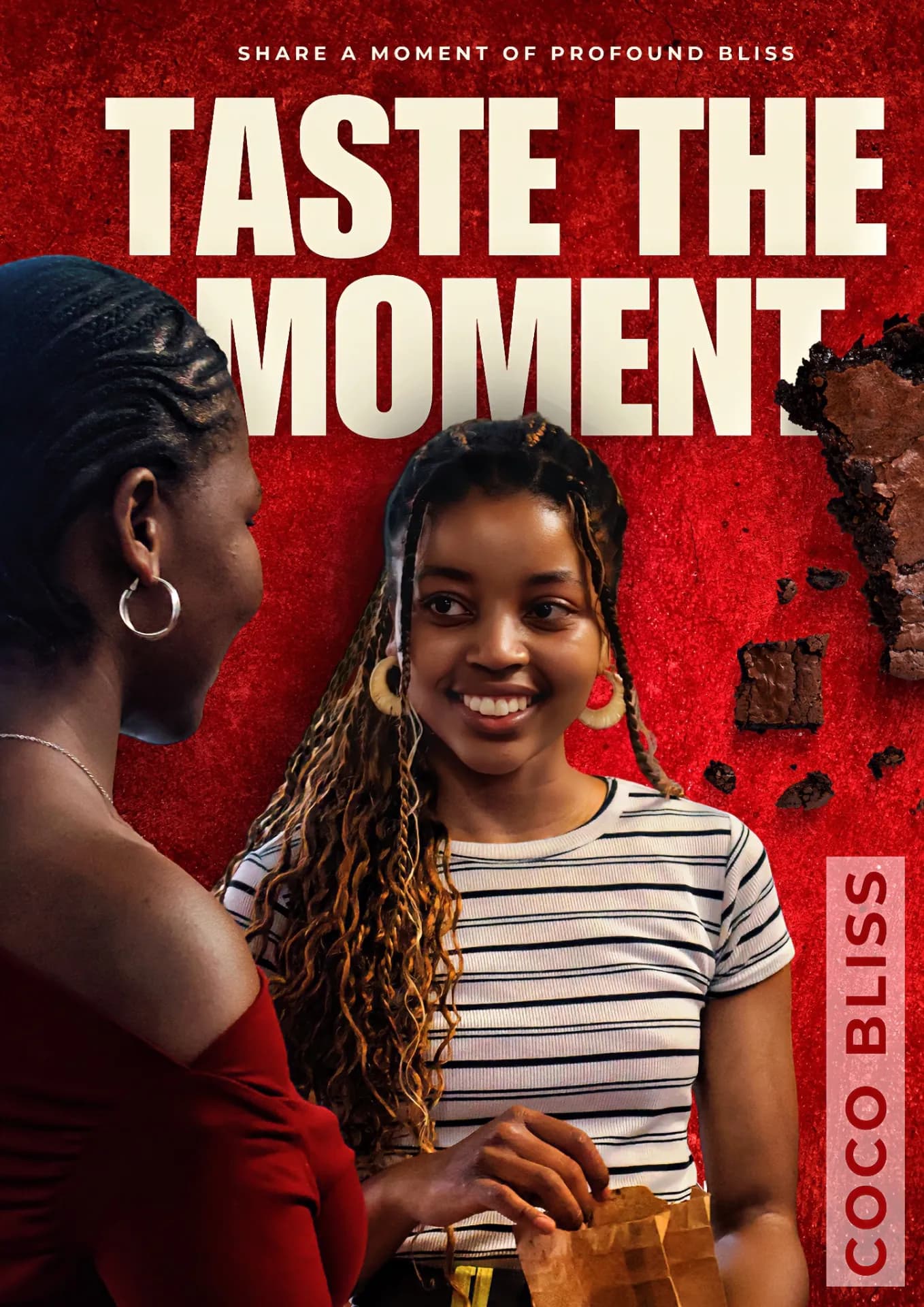 Coco Bliss — 'Taste The Moment' Campaign Poster